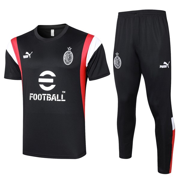 Tailandia Camiseta AC Milan Conjunto Completo 2024 Negro